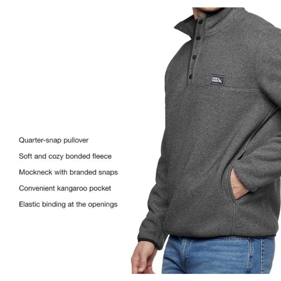 Eddie Bauer Sweater Fleece Snap Pullover MRSP $90 - Picture 11 of 11